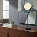 Soft Glow Accent Black Table Lamp