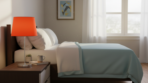 Bold Orange Table Lamp