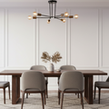 Black & Gold Modern Branched  Chandelier