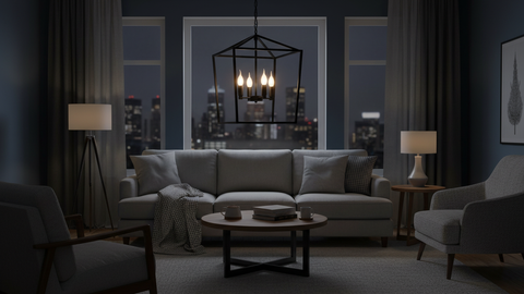 Elegant Black Chandelier