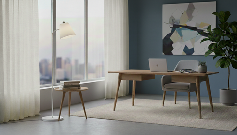 Minimalist White Floor Lamp