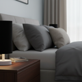 Modern Black Cylinder Table Lamp