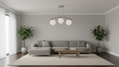 Contemporary Silver Track Ceiling