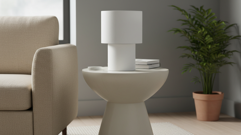 Modern White Table Lamp