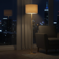 Modern Beige Stand Lamp