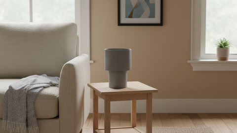 Modern Grey Table Lamp