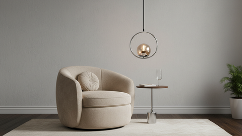 Minimalist Silver Single pendant