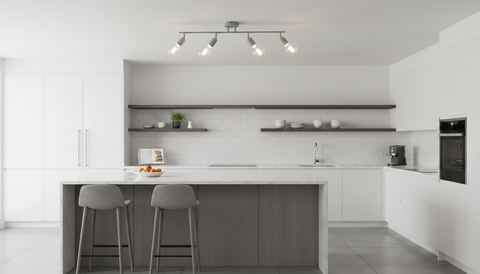 Minimalist Grey Ceiling Lamp