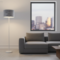 Modern Floor Lamp with Leather Shade