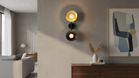 Modern Dual Plate Wall Lamp