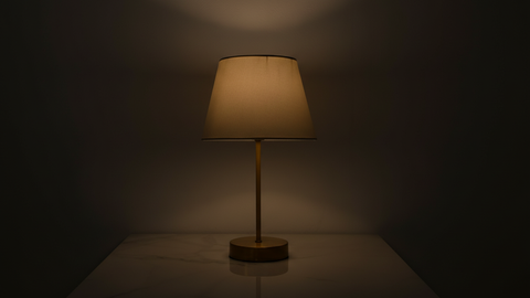 YL-T-601  Gold Beige Table Lamp