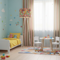 Decorative Kids White Floor Light