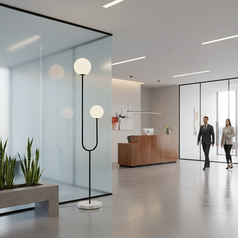 Modern Black Minimalist Floor Lamp