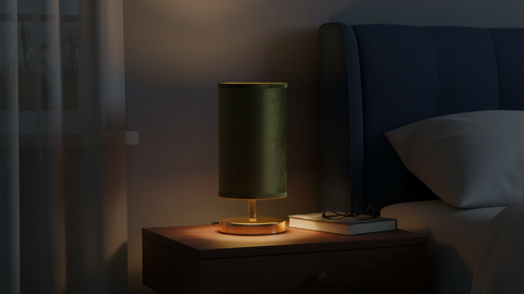 Modern Olive Table Lamp