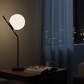 Soft Glow Accent Black Table Lamp