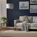 Modern Tripod Floor Lamp with Leather Shade