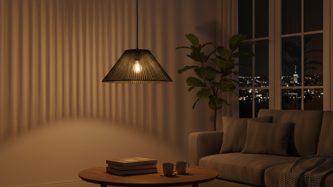 Modern Olive Single Pendant