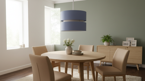 Contemporary Dark Grey Shaded Pendant
