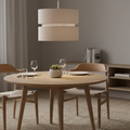 Contemporary Beige Shaded Pendant