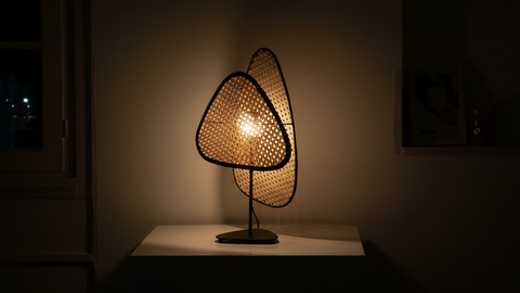 Rattan Sheets Table Lamp