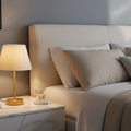 Gold Beige Table Lamp