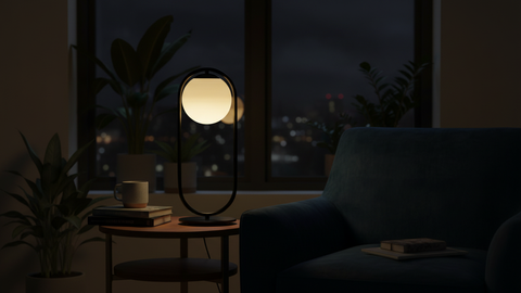 Stylish Black Table Lamp