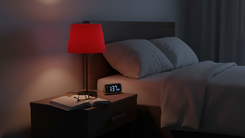 Minimalist Orange Table Lamp
