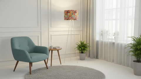 Decorative Kids White Floor Light