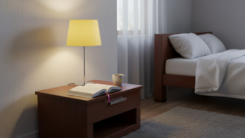 Stylish Yellow Table Lamp