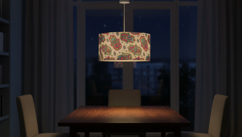 Modern Printed Single Pendant