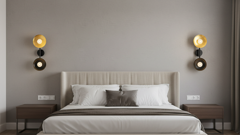 Modern Dual Plate Wall Lamp