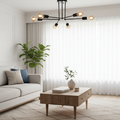 Black Modern Branched  Chandelier