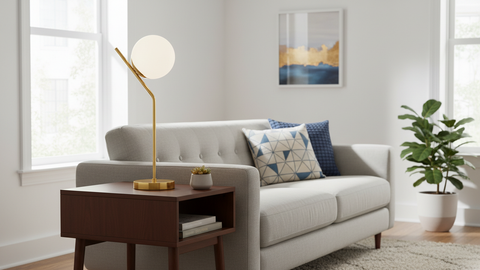 Soft Glow Accent Gold Table Lamp