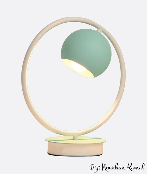 Modern Baby Blue Table Lamp