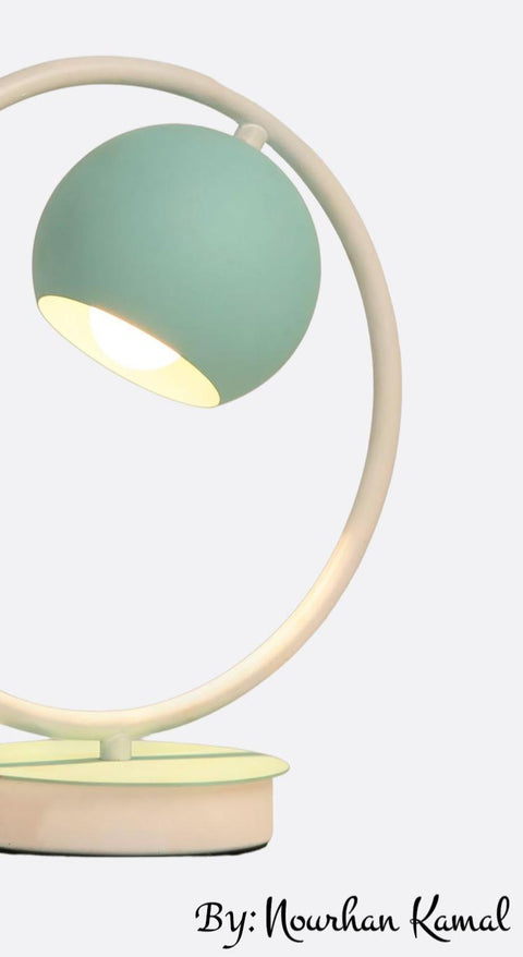 Modern Baby Blue Table Lamp