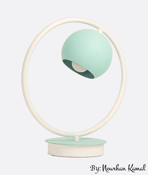 Modern Baby Blue Table Lamp