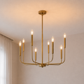 Modern Gold Branched Chandelier