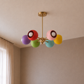 Multi Color Sputnik Chandelier