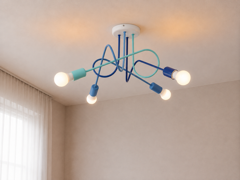 Multi Color Ceiling Lamp