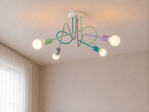 Multi Color Ceiling Lamp