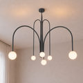 Modern Grey Branched Chandelier