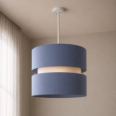 Contemporary Dark Grey Shaded Pendant