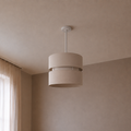 Contemporary Beige Shaded Pendant