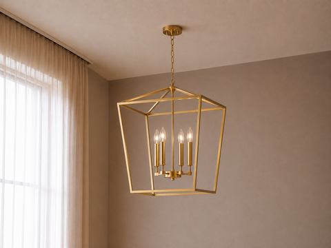 Elegant Gold Chandelier