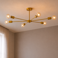 Gold Modern Sputnik Chandelier