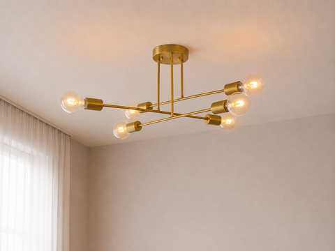 Sleek Geometric Ceiling