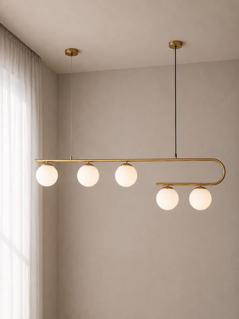 Modern Gold Track Ceiling