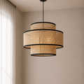 Boho Handcrafted Rattan Pendant Ceiling