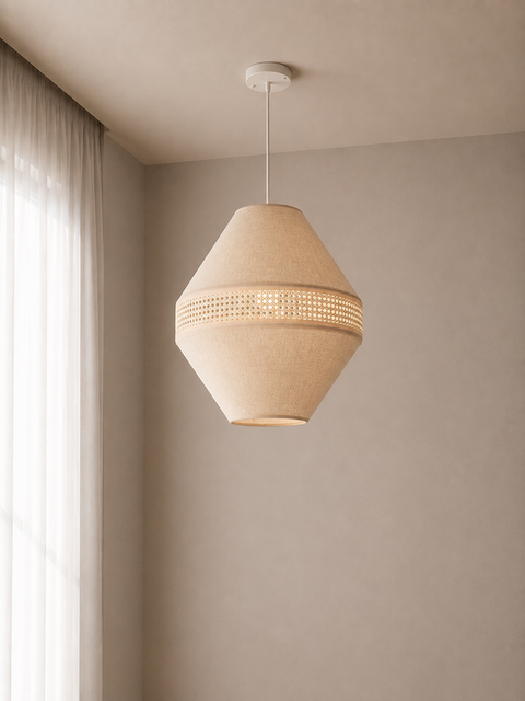 Elegant Beige Pendant Ceiling