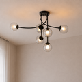 Modern Grey Branched Chandelier